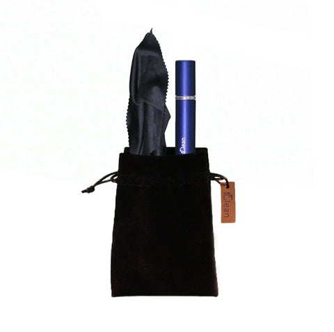 Blauer Spray - Schwarzer Beutel