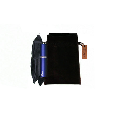 Blauer Spray - Schwarzer Beutel